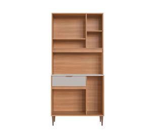 Kit Cocina 5 puertas 1 cajón café/off white