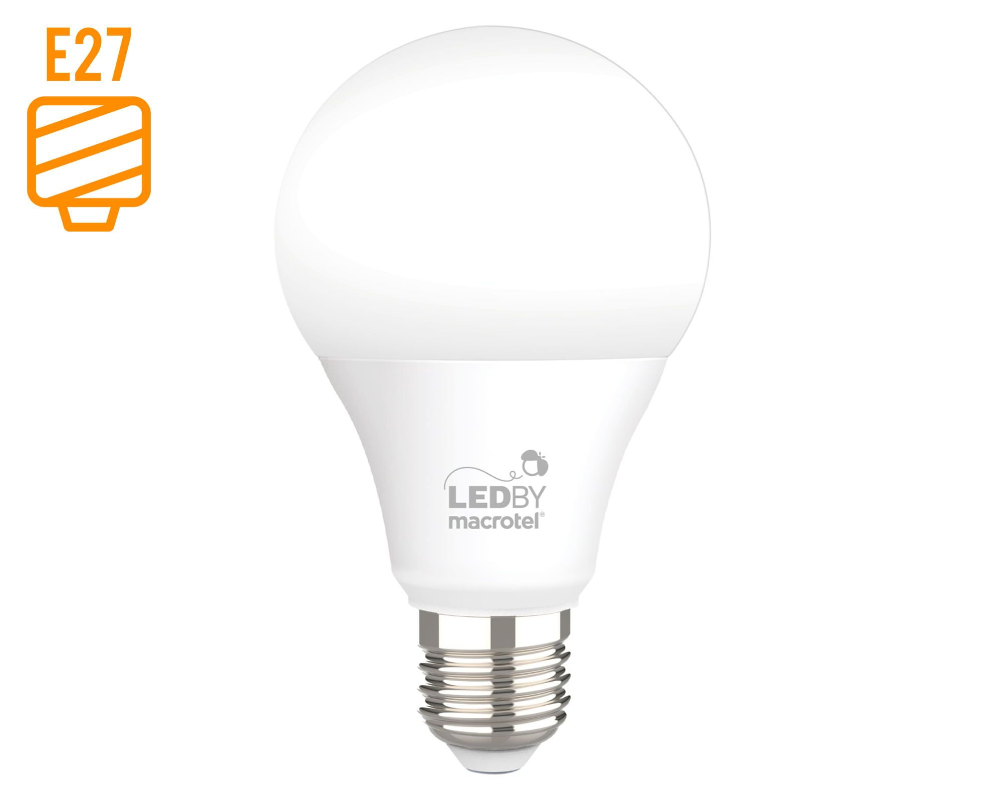 Ampolleta led sensor de movimiento 7 W E27 luz fría LB-A60MS3