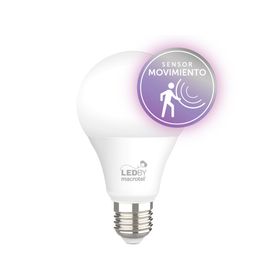 Ampolleta led sensor de movimiento 7 W E27 luz fría LB-A60MS3