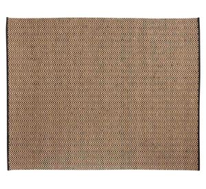 Alfombra grande Chevron yute café 170x240 cm