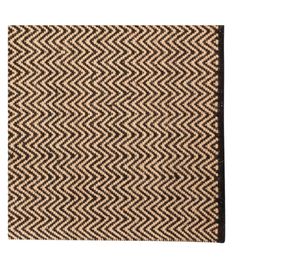 Alfombra grande Chevron yute café 170x240 cm