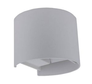 Aplique LED decorativo pared 6W 1 L luz cálida gris