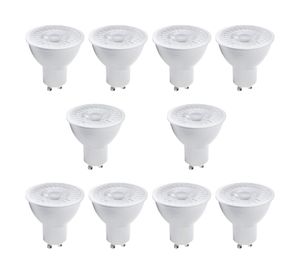 Ampolleta 5.5W GU10 luz cálida 10 unidades