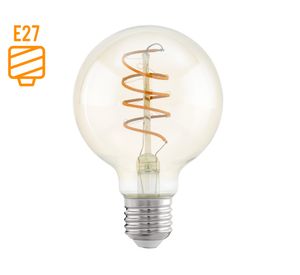 Ampolleta LED 4W E27 luz cálida 12 cm Eglo