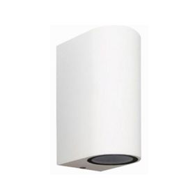 Aplique exterior 1L GU10 blanco Megabright