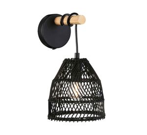 Aplique 40W E27 1L LED Sarah negro