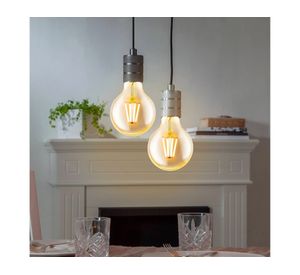 Ampolleta led 4W E27 luz cálida G95 Filamento