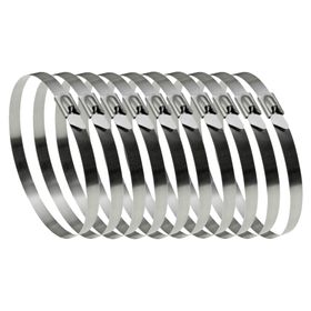 Amarra acero inox. 360x4.6 mm 10 unidades