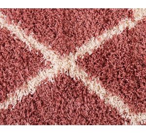 Alfombra 180x275 cm Shaggy Design Pink