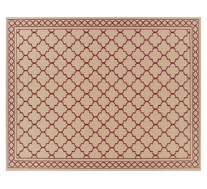 Alfombra 200x285 cm Sisal daw rojo Idetex