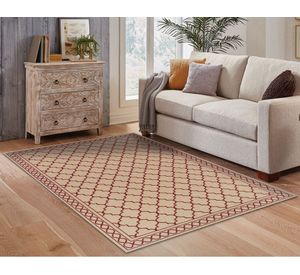 Alfombra 200x285 cm Sisal daw rojo Idetex