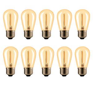 Ampolleta LED 1W E27 luz cálida 10 unidades
