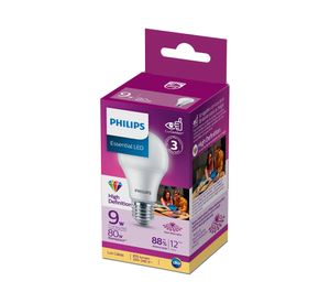 Ampolleta led 9W E27 luz cálida Cri 90