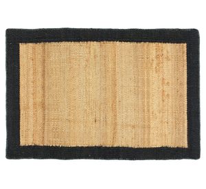 Alfombra Nubia yute negro 200x300 cm