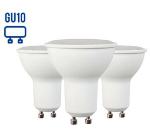 Ampolleta led 7W GU10 luz cálida 38º 3000k 3 un