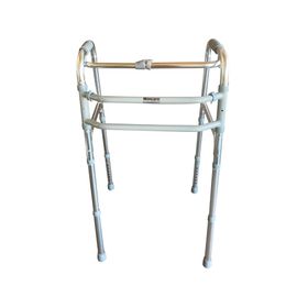 Andador paso a paso aluminio 75-95x40x49 cm