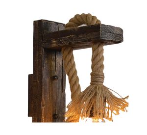 Aplique decorativo E27 1L café