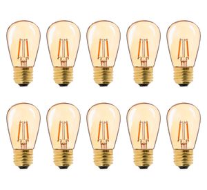 Ampolleta LED 2W E27 luz cálida 10 unidades