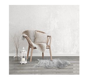 Alfombra 60x90 cm Luxury Soft gris claro Dib.