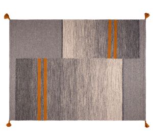 Alfombra 190x290 cm Handwoven Wool line amarillo Dib