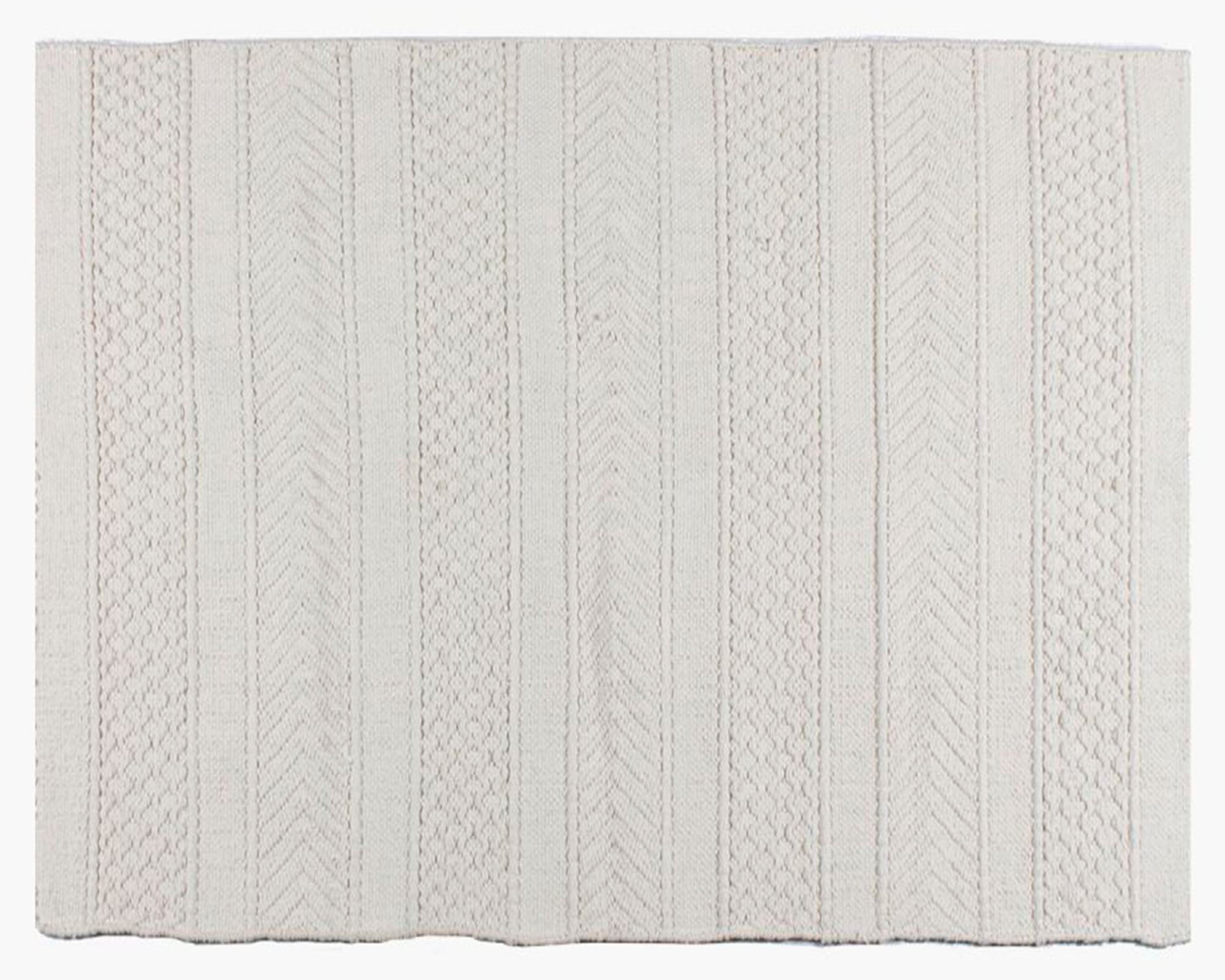 Form Design Alfombra Bartolomé algodón blanco 170x240 cm