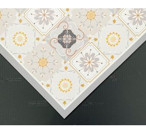 Alfombra de cocina 70x100 cm Baldosa Clásica amarillo