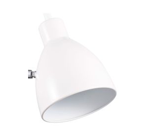 Aplique blanco con On/Off E14 1L