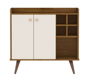 Arrimo 2 puertas perla/café Be Design.