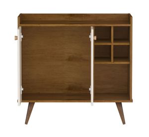 Arrimo 2 puertas perla/café Be Design.