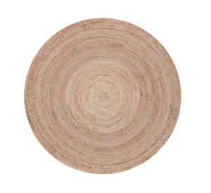 Alfombra redonda Gobi yute natural 160 cm