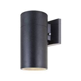 Aplique LED exterior decorativo 1L luz neutra negro