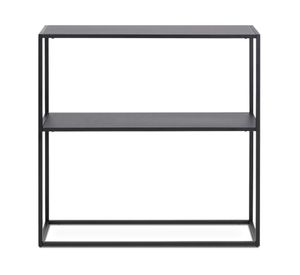 Arrimo Newton rectangular negro zócalo