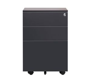 Archivador 3 cajones Mob-02 negro Garofalo