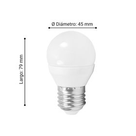 Ampolleta LED 4W E27 1L luz cálida