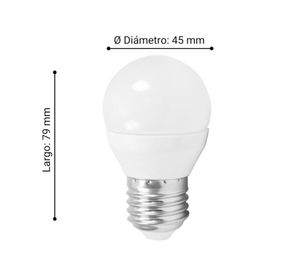 Ampolleta LED 4W E27 1L luz cálida