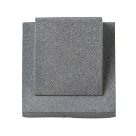 Aplique LED decorativo 3W luz cálida gris