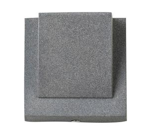 Aplique LED decorativo 3W luz cálida gris