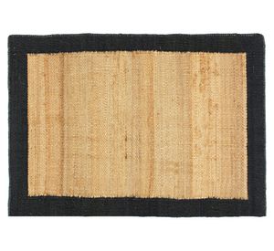 Alfombra Nubia yute negro 170x240 cm