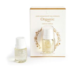 Aceite aromatizante 12 ml coco y vainilla Organic Spa