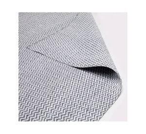 Alfombra Myrtos PVC blanco/gris 170x240 cm