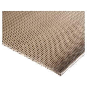 Alveolar 6x2100x5800 mm policarbonato bronce Dvp