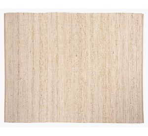 Alfombra Chebbi algodón crudo 150x200 cm