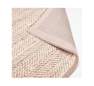 Alfombra Chebbi algodón crudo 150x200 cm