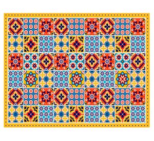 Alfombra de cocina 70x100 cm Baldosa Portuguesa diseños