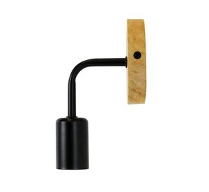 Aplique decorativo E27 1L café