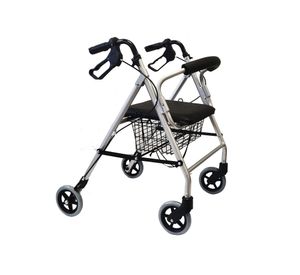 Andador roller medio plata Glomed