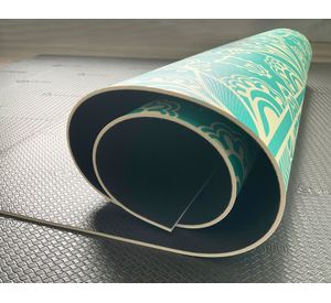 Alfombra de cocina 50x70 cm Mandala tradicional verde esmeralda