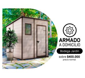 Armado Bodega de Jardín Grande (Sobre $400.000 p. normal)