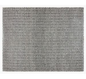 Alfombra Myrtos PVC blanco/negro 170x240 cm