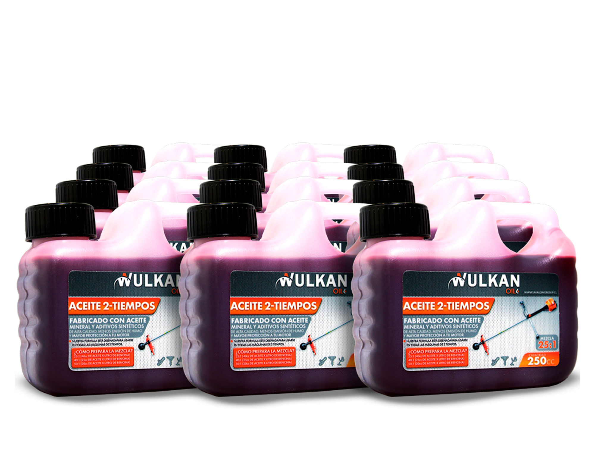 Aceite 2 tiempos 250 cc 40 unds